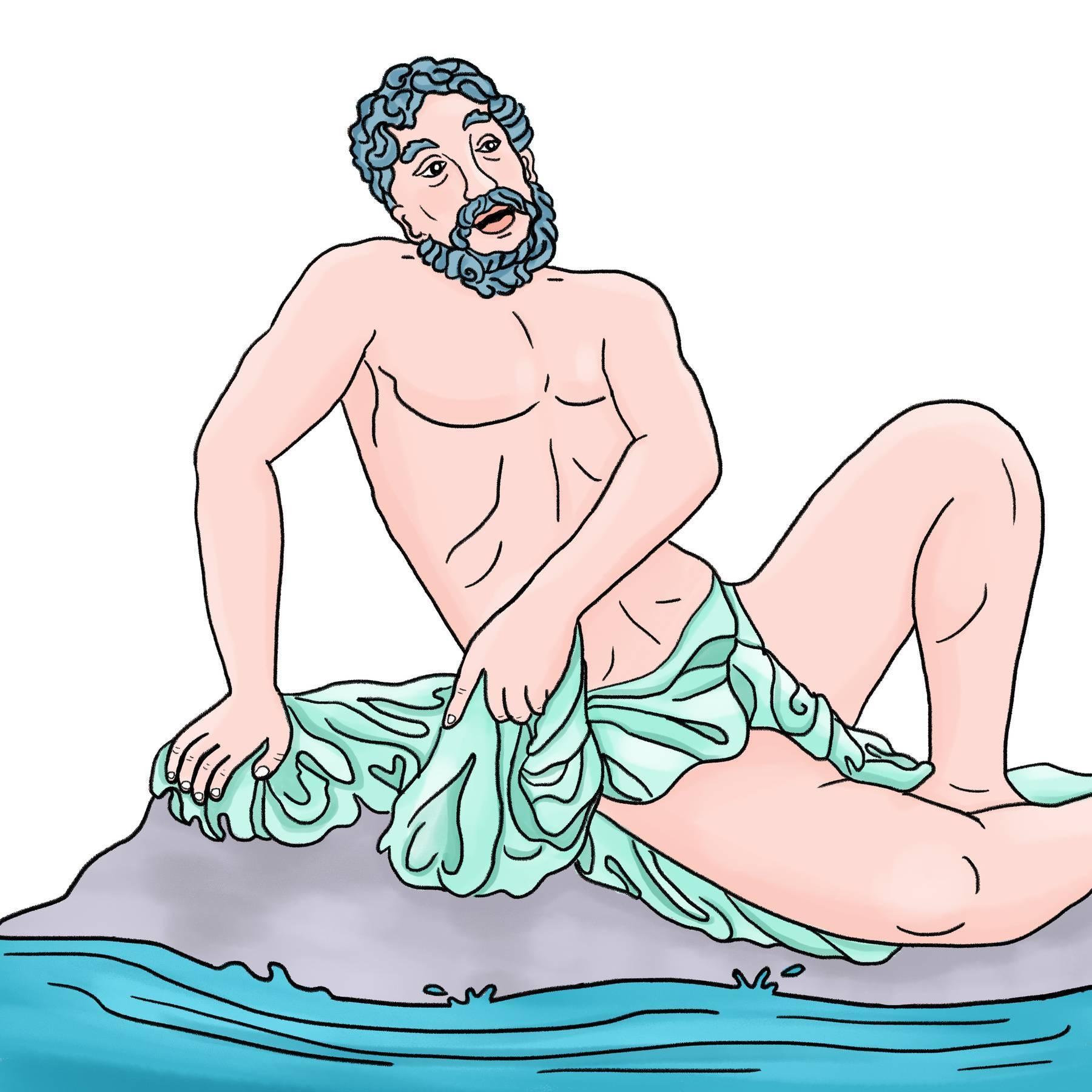 1 ninfeo dio dei fiumi